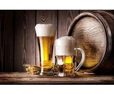 Legendarte PL-111 Tableau Taverne Rustique de Campagne. Impression Digitale sur Toile, cm. 50x70, Lienzo, Multicolor