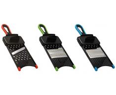 Grunwerg MS-202SM Mandoline 2 voies en acier inoxydable 18/10 avec lames interchangeables