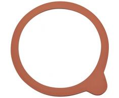 Weck Lot de 10 anneaux de conservation en caoutchouc naturel de haute qualité pour bocaux Weck, rouge, 80 mm