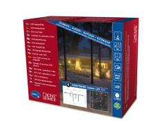 Konstsmide 4621-103 Hightech Système Rallonge Supérieure Guirlande Frise 200 LED Blanc Chaud Transparent