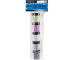 Fabscraps Lindy de Timbre Gang Poudres gaufrage Bicolore .5Â Oz Bocaux 5Â kg-Retro Twist