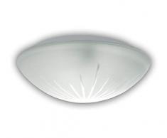 Niermann Standby Plafonnier, Verre, Schliffglas satiniert, 25 x 10, E27 230 volts