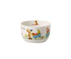 Villeroy & Boch Hungry as a Bear Bol Ã muesli, 450 ml, Porcelaine Premium, Blanc/Multicolore