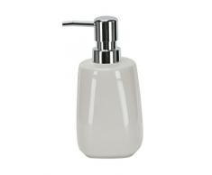 Kleine Wolke Distributeur de Savon en céramique Gris pâle, Pierre, Vert pâle, 7.5 x 7.5 x 17.5 cm