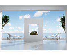 Papier Peint dÃ©co poster RESIDENCE SECONDAIRE 3 x 2,70 m | DÃ©co et photo murale XXL QualitÃ© HD Scenolia