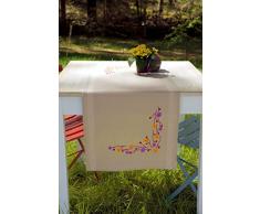 Vervaco Kit Chemin de Table Fleurs ludiques