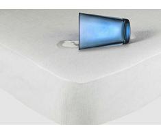 Biancheriaweb Protège-Matelas Lit 1 Place et Demi Blanc