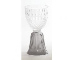 Baci BM 673926 Convivium Verre à vin Deux Couleurs, Acrylique, Transparent, 9 x 9 x 17 cm