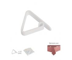 ORYX soumise serviettes de table 12Â piÃ¨ces, blanc