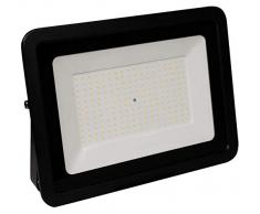 McShine Projecteur extÃ©rieur LED ultra fin IP44 Blanc neutre 4000 K 200 W Par exemple pour les affaires, les entrÃ©es, etc.