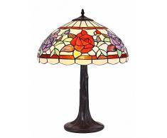 interfan bureau Tiffany roses Grand E27, Multicolore