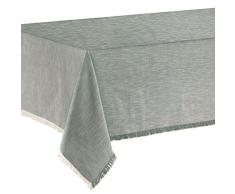 Winkler - Nappe - Nappe rectangulaire - Nappe 100% Coton - Nappe entretien facile - Nappe antitache - Nappe table salon - 170 x 250 - Mousse Vert - Jet