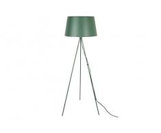 LEITMOTIV LM1825GR Lampadaires, Le Fer, FoncÃ© Vert