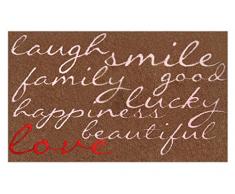 LifeStyle-Mat Paillasson pour Porte dentrée intérieur extérieur Tapis Antidérapants Lavable