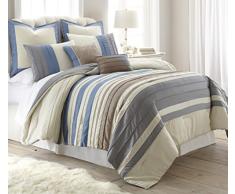 amrapur Outre-mer Penny Lane Ensemble Doudou, Multicolore, King, Lot de 8