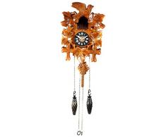 Home Tradition Horloge Ã Coucou, Bois, Marron