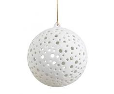 KÃ¤hler Nobili Photophore en cÃ©ramique Blanc 12 x 12 x 12 cm