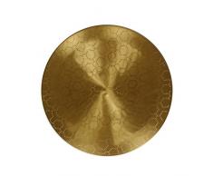 Kafka Goes Pink Coupe HD T3 40 Cum Plateau Rond Motif Tree en Laiton DorÃ© Mat 5 cm