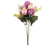 Aufora Fleur Artificielle Plastique Violet Taille Unique