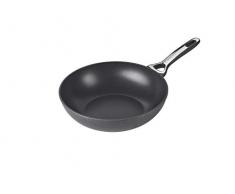 Pyrex - Origin+ - Wok avec Revêtement antiadhésif sain â Compatible tous feux dont Induction â Aluminium - Gris quartz - 28cm