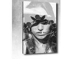 Bonamaison Peinture sur toile, multicolore, 40 x 60 cm - Conçu et fabriqué en Turquie