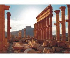 AG Design fTxxl Odeur 0342 Photo Mural/pour Porte Motif Ville Murale-Rouge