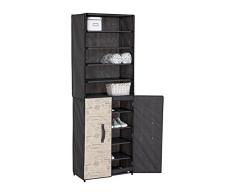 Jocca TNT Armoire à vêtements avec étagère à Chaussures â 61 x 30 x 174 cm â par â Modèle Or054, Beige
