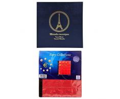 EXACOMPTA - 96114E - Classeur de Collection pour 100 Médailles Souvenirs - 24,5 x 25 cm - Bleu Marine