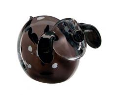 Caithness Glass Presse-papier en cristal Sarah P Art Presse-papier en verre chien Benny, multicolore