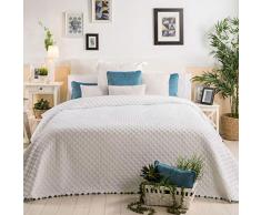Sancarlos Chetty Couvre-lit boutis 235X270 Blanc
