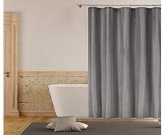 Kensie Rideau de Douche, Gris, 72x72