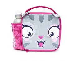 Smash Sac Ã dÃ©jeuner Isotherme et Bouteille de 350 ML Rose 24 x 9 x 20 cm