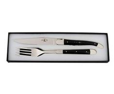 Forge De Laguiole TF 2M IN BN Couteau, Horn Schwarz