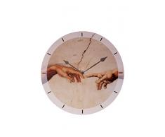 Artopweb EC35008 Pendule Murale, Bois, Multicolore, 60 x 0,5 x 60 cm