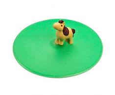 Lurch 210934 Couvercle de Tasse, Silicone, Vert, 20 x 15 x 10 cm