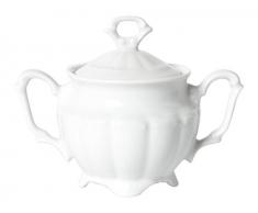 Excelsa Mademoiselle Sucrier 25Â cl, Porcelaine, Blanc, 15Â x 9Â x 8Â cm