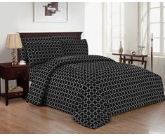 Kensie Draps - (Full/Queen/King), Noir , Queen Size