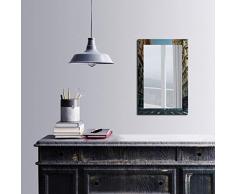 Bonamaison DÃ©coration Murale Impression sur Miroir EncadrÃ© sur Toile, Dimensions: 40 x 60 Cm - ConÃ§u et fabriquÃ© en Turquie