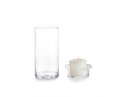 EUROCINSA 40402 Vase cylindrique, Verre, 15 x 30 cm