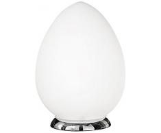 Rossini éclairage Kathy Lampe de table en verre E27 42 W, Blanc