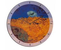 Artopweb EC35023 Pendule Murale, Bois, Multicolore, 60 x 0,5 x 60 cm