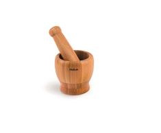 Excelsa Eco Living Mortier avec Pilon, Bambou, Marron