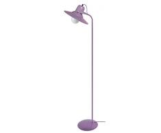 Tosel 95129 Lampadaire Lodge Acier 60 W E27 Mauve