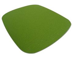 Hey-Sign Eames Plastic Armchair Coussin de Chaise, Laine Vierge, 30 Feuilles Vert mai, 37x35x0,5 cm