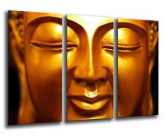 Tableau Moderne Photographique, Impression sur bois, Bouddha, Bouddha, Relaxation, Zen, Méditation, Relaxation, 97 x 62 cm, ref. 26064