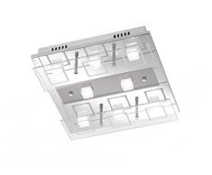 Wofi A Plafonnier LED 3 W Intégré 340 x 90 x 340 cm en métal chromé 9053.08.01.5000