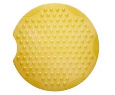 RIDDER Tecno Ice Tapis de Douche 100% Caoutchouc synthétique (TPE = élastomère thermoplastique), Orange Transparent, env. à 55 cm