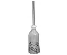 RIDDER 2136407 Brosse de Toilette, céramique, Gris, env. 9 x 9 x 41 cm