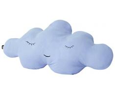 Paparajote Factory Cloud XL Coussin pour Enfant Coton Nuage déhoussable lit 95 x 50 cm 95 x 20 x 50 cm Bleu Ciel