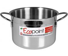 Home ecopoint Marmite, 30Â cm, Acier Inoxydable
